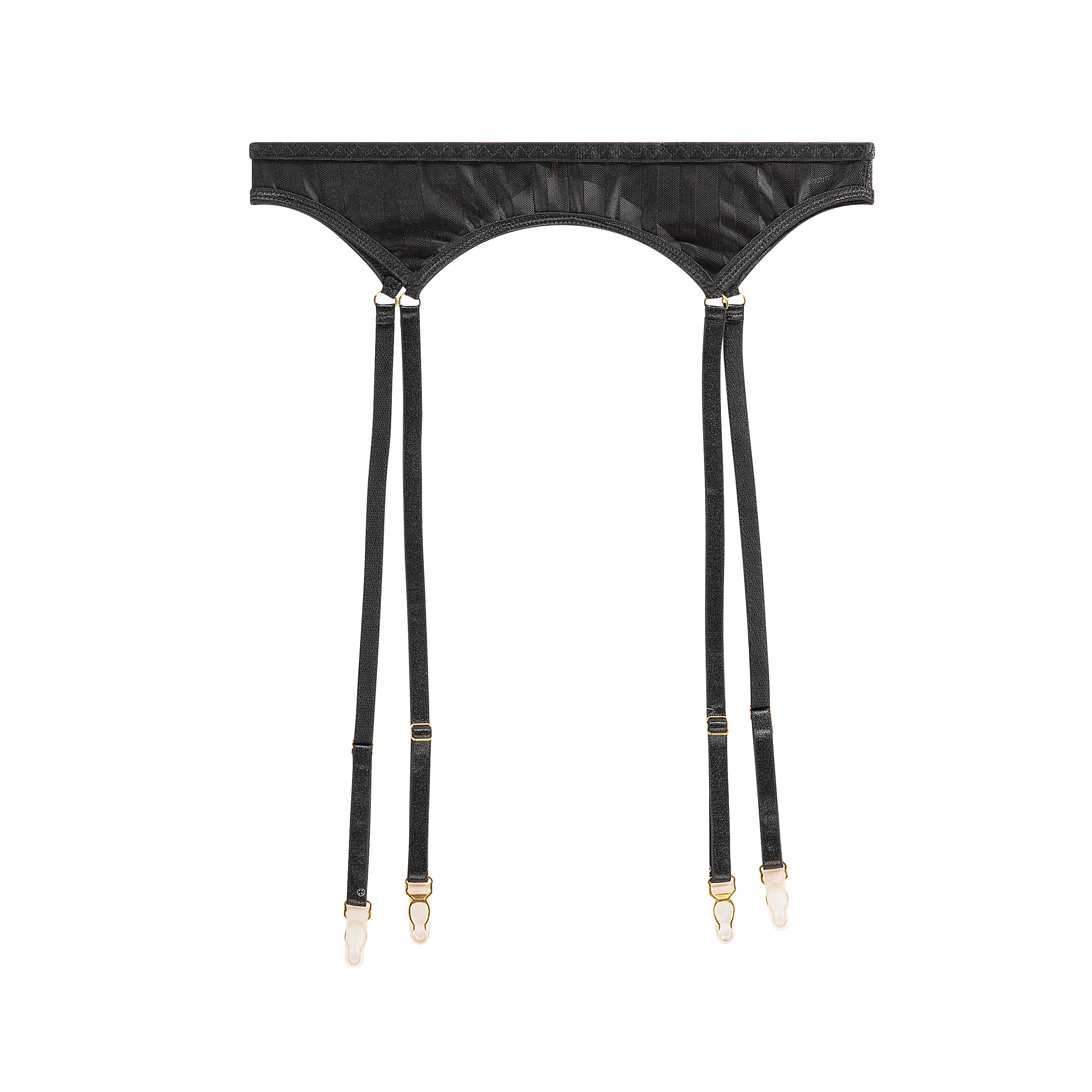 suspender belt black